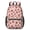 Strawberry Pink Pattern, variant on Strawberry and Leaf Pink Pattern 17" School Backpacks for Teens,Waterproof Oxford Fabric,S-Shape Padded Straps for School,Travel,Hiking,Camping