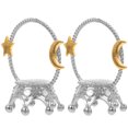 thumbnail image 3 of Shisuyan Crystal Ball Support Base Crown Design Round Shape Silver 2Pack 3x2x3in, 3 of 8