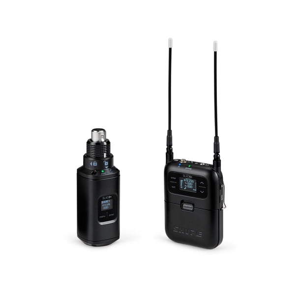 Sistema inalámbrico Shure SLXD35+ con receptor SLXD5+, conector SLXD3+