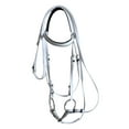 thumbnail image 2 of Almencla Harnais de Cheval avec Anneau Réglable en Acier Inoxydable Blanc 13.5cm, 2 of 8