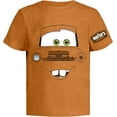thumbnail image 3 of Disney Pixar Cars Lightning McQueen Graphic T-Shirts for Toddlers and Kids, Red/White/Rust, 3 Pack, 3 of 4