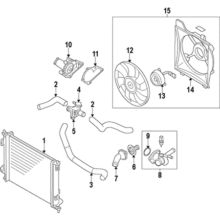 Hyundai Water Pump, Water Pump for Hyundai 2001 hyundai xg300 engine diagram 