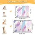 thumbnail image 3 of Pet Cooling Pad Foldable Self Cooling Mat Breathable Pet Cushion Sleep Pad for Dogs and Cats Grunge Shapes S, 3 of 9