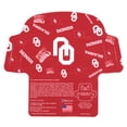 thumbnail image 2 of NCAA University of Oklahoma Dot Face Mask, os, Red, 2 of 3