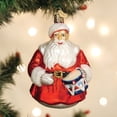 thumbnail image 5 of Old World Christmas Blown Glass Ornament for Christmas Tree, Norman Rockwell Iconic Santa, 5 of 7