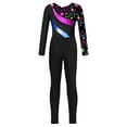 thumbnail image 4 of CHICTRY Girls Youth Cartoon Leopard Print Leotard with Leggings Ballet Yoga Suit Outfit Dancewear Stars 8, 4 of 7