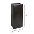 thumbnail image 3 of Design House 586495 Brookings Assembled Shaker Wall Kitchen Cabinet 9x36x12 in., Espresso, 3 of 20