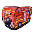 thumbnail image 3 of Tienda de campaña plegable para niños perfecl Camión de bomberos interior exterior, 3 of 8