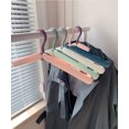 thumbnail image 5 of Gancho de suspensión plegable de viaje con clip Juego de viaje de negocios Percha de secado portátil Calcetines Clip de secado de lencería Verde + Azul + Rosa + Gris Blanco total 4pcs TUNC Sencillez, 5 of 5