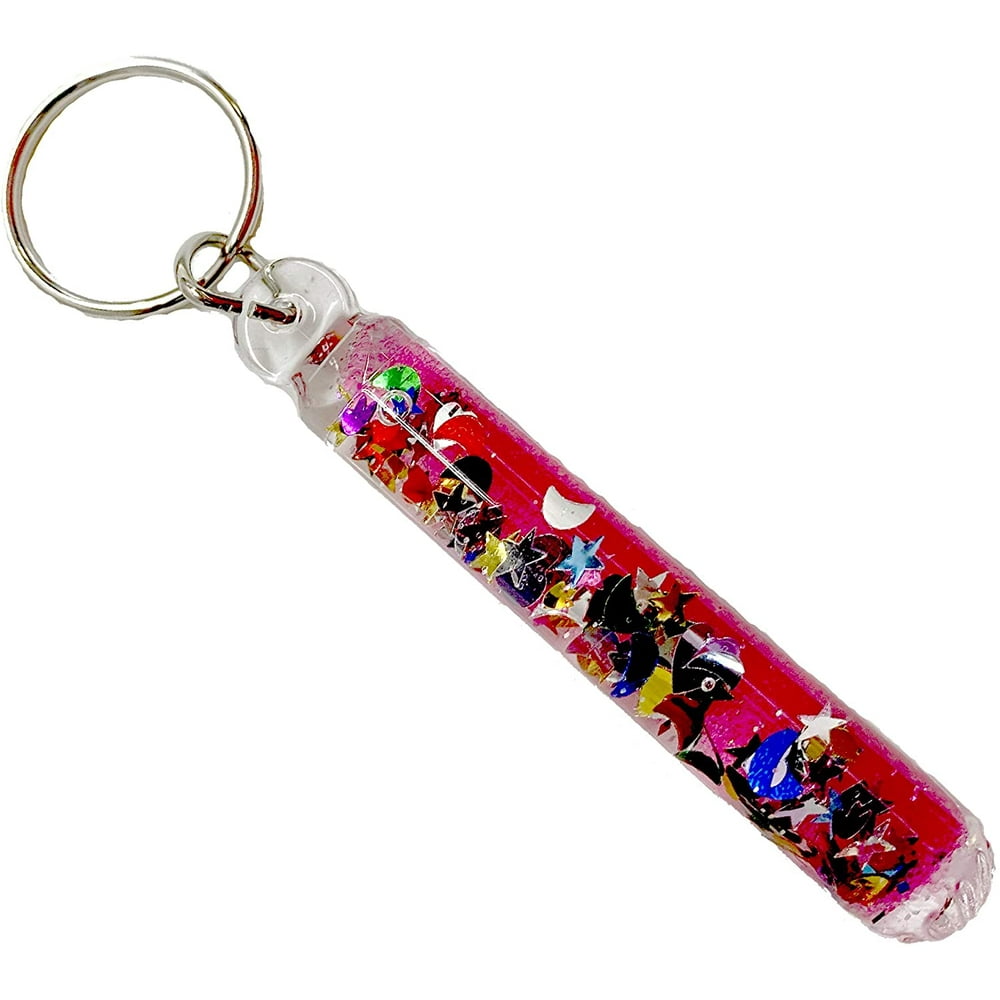 Star Magic Glitter Wand Key Chain Key Tag
