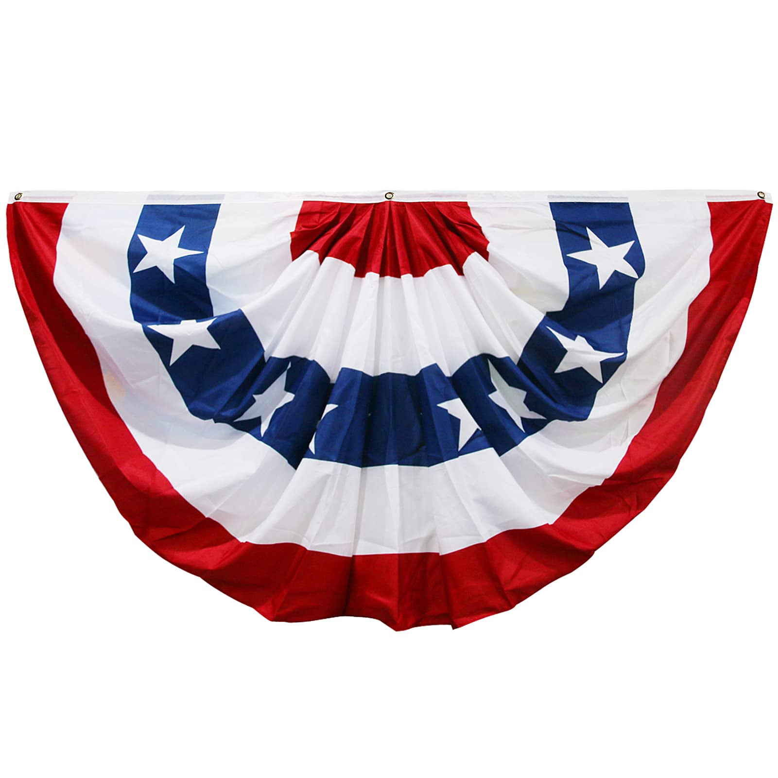 A Festive Clipart Image Featuring American Flags And Stars Arranged In A Bunting Style. - Free - Foto 6
