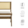 thumbnail image 3 of Side Dining Chair, Set of 2, Gray, Faux Leather, Wood, Bar Pub Cafe Bistro Dining Kitchen Hospitality Restaurant, Modern Contemporary, HB37227, 3 of 10
