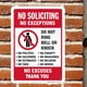 thumbnail image 3 of Letrero de no solicitar, decoración divertida para la puerta de la casa, la oficina, el negocio, el patio, metal, aluminio, libre de óxido, excusas, excepciones, 3 of 4