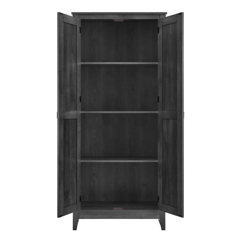 Tribesigns Hoga-F1470 1.31-ft to 1.31-ft W x 5.9-ft H Black Solid Shelving  Wood Closet System in the Wood Closet Kits department at