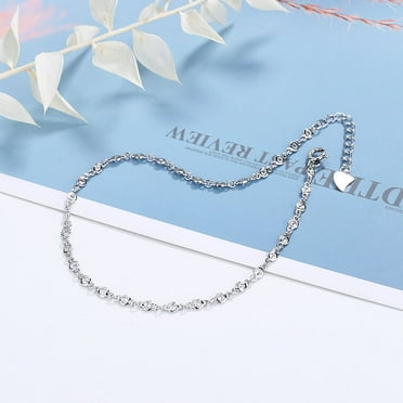 Station Anklets with Crystals