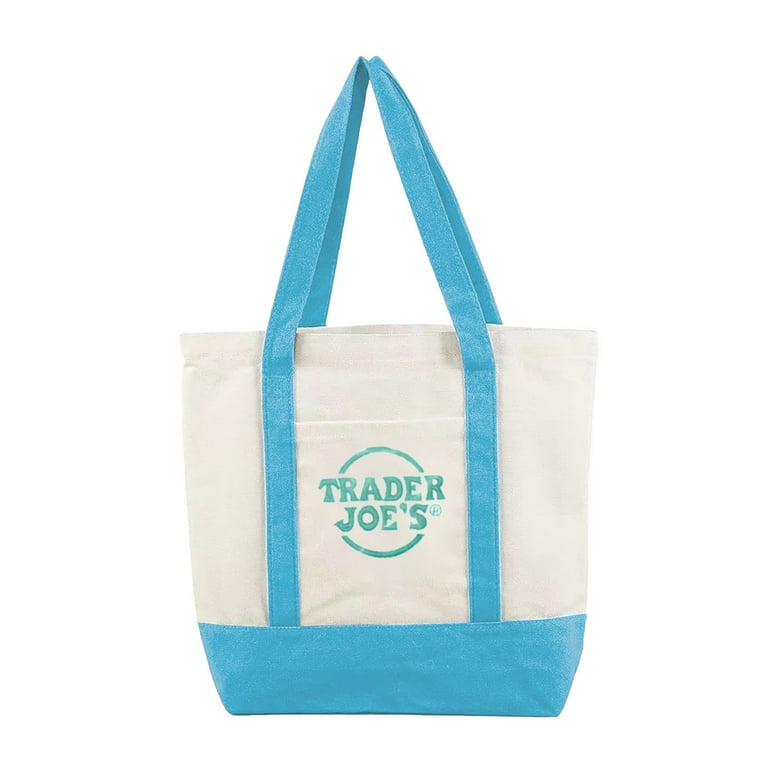 Trader Joe's Pastel Mini Canvas Tote Bags 2025 Limited