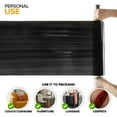 thumbnail image 6 of Modern Innovations 15 Inch Black Stretch Wrap Roll with Handles (1 Roll-1000 Feet) Heavy Duty Shrink Wrap for Moving, Packing Supplies for Wrapping Furniture, Industrial Plastic Pallet Cling, 6 of 7