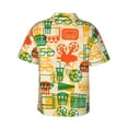 thumbnail image 3 of Cinema Icon Hawaiian Shirts For Men, Summer Short-Sleeve Relaxed-Fit Button-Down Shirts Xx-Large, 3 of 9