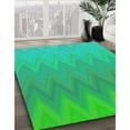 thumbnail image 2 of Ahgly Company Indoor Rectangle Patterned Spring Green Novelty Area Rugs, 8' x 10', 2 of 6