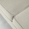 Free Shipping! Mellow Hana Modern Fabric Loveseat with Armrest Pockets ...