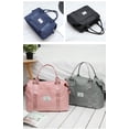 thumbnail image 3 of 24"  Travel Duffle Bag for Women Carry On Tote Weekender Overnight Bag Large Capacity Duffel Bag,Gym Tote Bag with Dry and Wet Separation,Red, 3 of 8