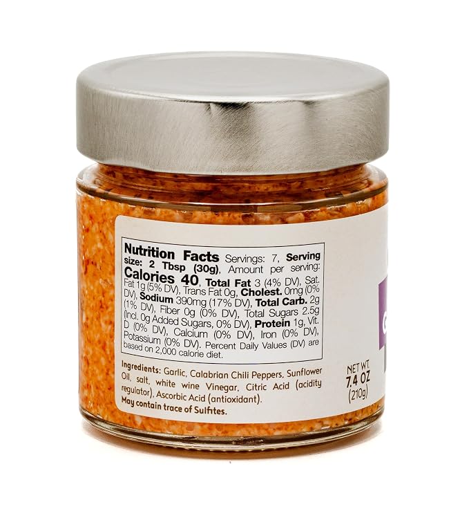 Peccati di Calabria Hot Garlic & Chili Bruschetta Spread 7.4 oz (210g)