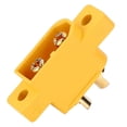 thumbnail image 1 of Mgaxyff 10Pcs Male Plug Connector XT60E1-M Mountable Brass Gold Plated Heat Resistant Nylon Shell Wire Connector,XT60E1-M Connector,Mountable XT60E-M Plug Connector, 1 of 8