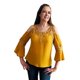 thumbnail image 1 of Blusa D'Noel  Sin hombros manga 3/4 aplicaciones de encaje, 1 of 5