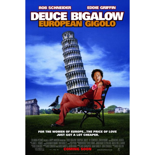 Deuce Bigalow European Gigolo Movie Poster Style A 27 X 40 2005 Walmart Com Walmart Com