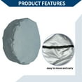 thumbnail image 4 of Unique Bargains Tire Cover Tire Totes / Tire Totes for Car / Durable 420D Oxford Fabric 77cm Width 85cm Height Fits Tires Tire Diameters 27" to 30" / 1 Pc Gray, 4 of 7