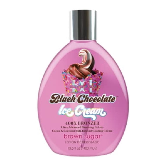 Double Dark Black Chocolate Ice Cream 400X Bronzer 13.5oz