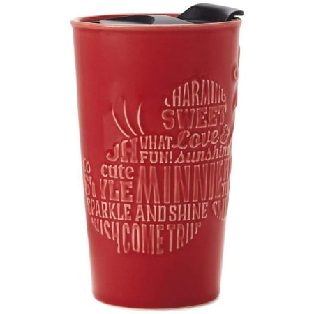

Hallmark Disney Minnie Mouse Words Silhouette Travel Mug