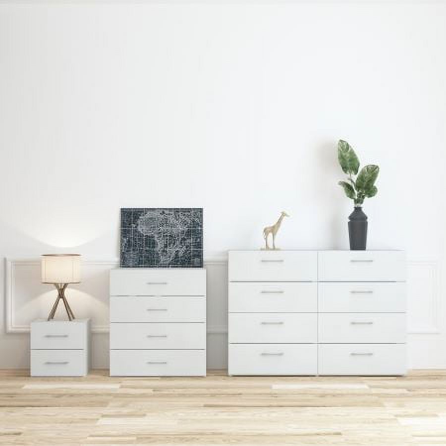 Lundy 4-Drawer Dresser, White, by Hillsdale Living Essentials - image 2 of 17