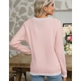 thumbnail image 2 of MAMA Graphic Sweaters for Women 2025 Mother's Day Lightweight Knitted Sweaters Crew Neck Long Sleeve Pullover Sweatshirts Tops Shermie, 2 of 6