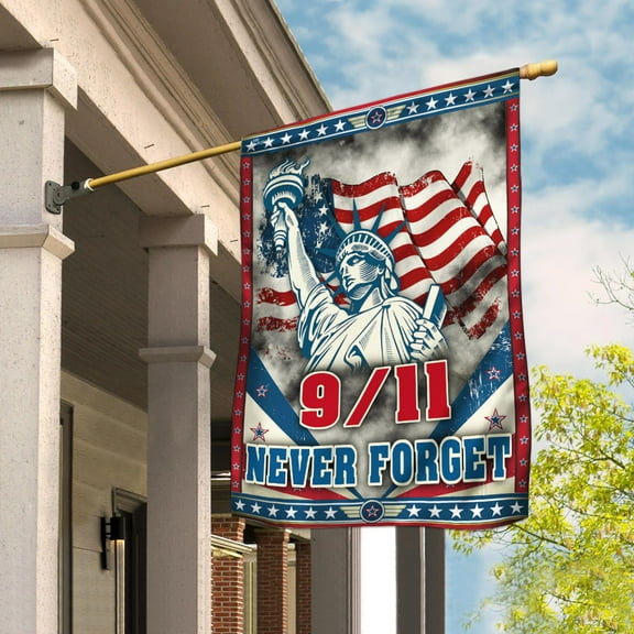 Flagwix Never Forget 911 Flag Premium Polyester American Flag for Outside