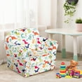 thumbnail image 3 of Gymax Fauteuil Simple pour Tout-Petits et Enfants avec Accoudoirs, Meuble Mignon, Cadeau pour Enfants, 3 of 10