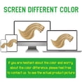 thumbnail image 3 of LORIEN Clip in Hair Extensions Real Human Hair, 22 Inch 110g, 1B Natural Black, Clip in 100% Brazilian Remy Human Hair Extensions 8pcs Per Set with 18 Clips Double Weft, 3 of 6