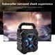 thumbnail image 4 of Pisexur Electronics para hombres Altavoz Bluetooth inalámbrico portátil Altavoz portátil Compatible con Bluetooth / Tarjeta T-Flash / Unidad USB / AUX / FM / Reproducción estéreo inalámbrica verdader, 4 of 9