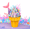 Icecream Mermaid, variant on Llamazing Treat WOWPOP CARD - 3D Pop Up Card for Birthday, Travel Gift, Handmade Laser Cut Greeting Card, Greeting Card for all Occasions, Congratulations, Birthday, Thank you, Baby