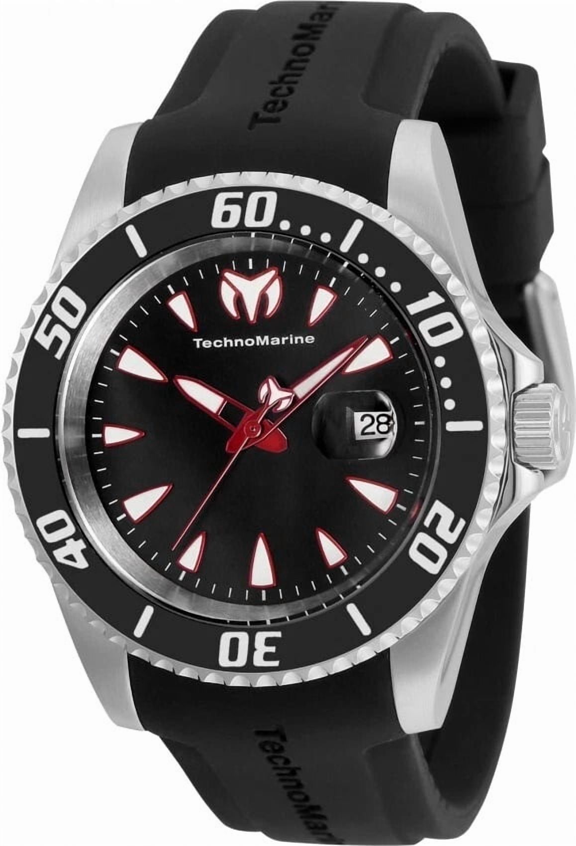 TechnoMarine Unisex 114031 Cruise One Analog Display Swiss Quartz Black Watch Technomarine | Accessories | Technomarine Unisex 1431 Cruise  main image 4