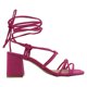 thumbnail image 2 of Sandalia con tacón Glam en Textil – Rosa, 2 of 3