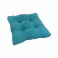 thumbnail image 4 of 19-inch Squared Microsuede Tufted Dining Chair Cushion - Saddle Brown, 4 of 7