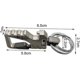 thumbnail image 2 of 2 Pcs Keychain, Car Key Chain Metal Keyring Bottle Opener Keychain For Men, 2 of 5