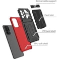 thumbnail image 3 of Case for Galaxy A52 5G,Military Grade [Built-in Kickstand] with Card Holder Dual-Layer Design Heavy Duty Shockproof Protection Phone Case for Samsung Galaxy A52 5G/4G/A52S (Red), 3 of 18
