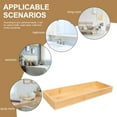 thumbnail image 6 of WASHWEPE Bathroom Trays Wood Tray for Bathroom 32.5x11.6Cm 1Pcs, 6 of 8