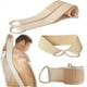 thumbnail image 2 of Pinchando La Toalla De Baño Toalla de baño exfoliante de lufa natural de 70 cm con tiras de masaje para la espalda, ideal para limpieza profunda y ducha. Pieza única, color blanco. Rkxzt, 2 of 8