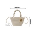 thumbnail image 3 of Summer Bag, New Flower Woven Bag, Beach Vacation Bag, Sunflower Mobile Phone Bag Deals Of The Day Clearance Gifts For Womem/Men, 3 of 9