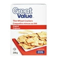 thumbnail image 1 of Great Value Thin Wheat Crackers, 1 of 2