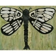 thumbnail image 2 of Choate, Lisa 14x12 White Modern Wood Framed Museum Art Print Titled - Dragonfly Text, 2 of 4