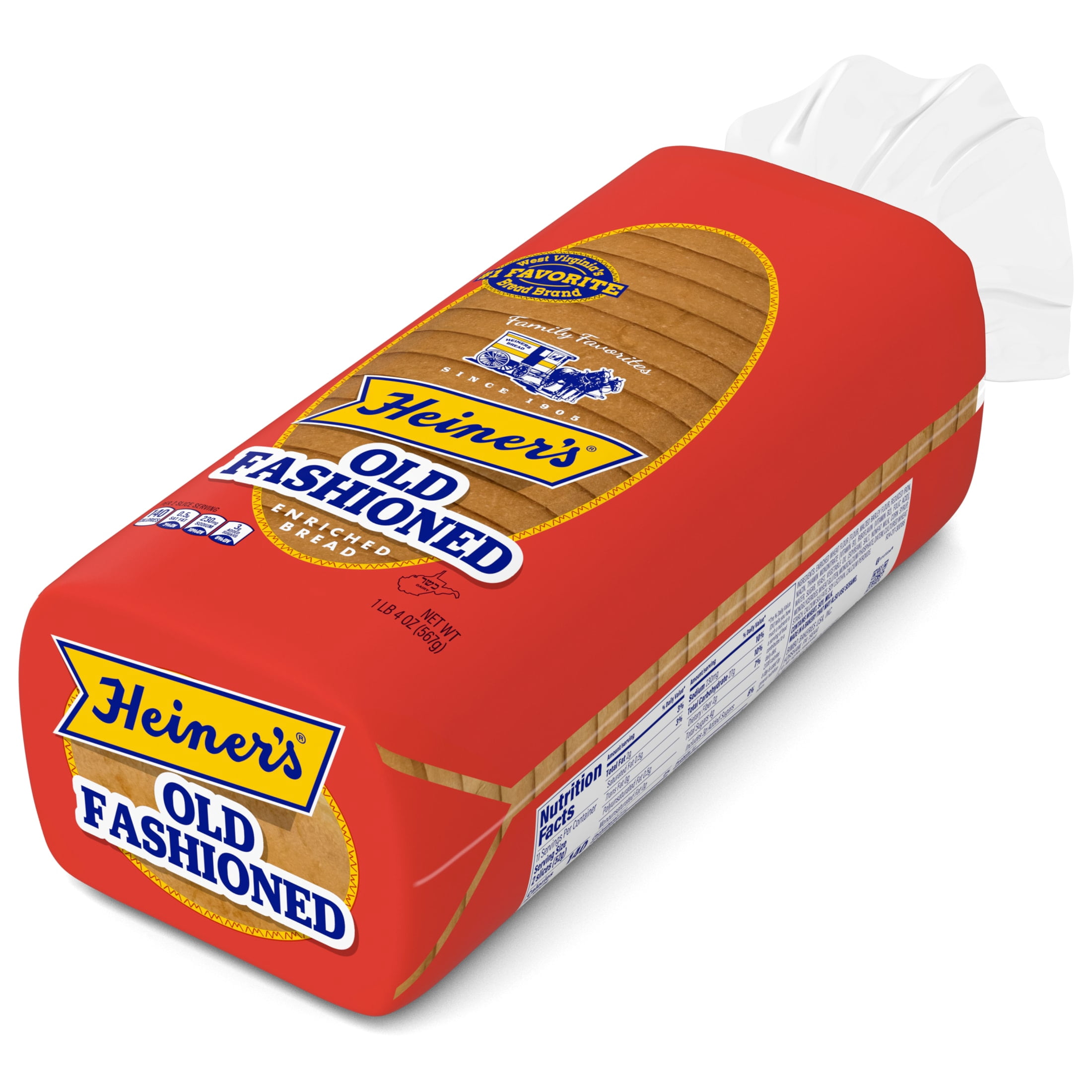 Heiner's Old Fashioned Bread, 20 oz